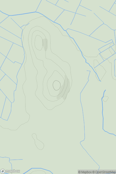 Thumbnail image for Knowle Hill [South Central England] [ST500463] showing contour plot for surrounding peak